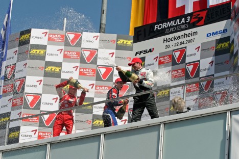 Champagnesprøjt på podiet, de kommende F1 stjerner